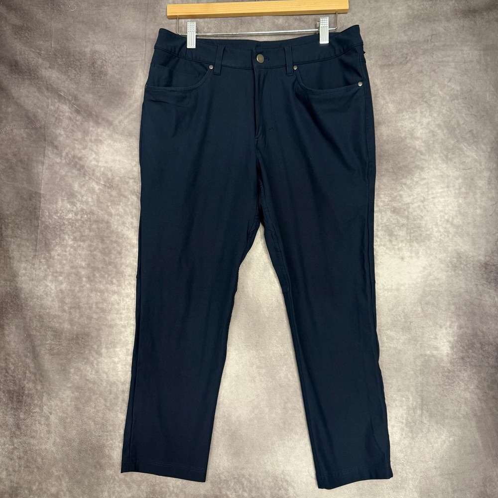 Lululemon Pants Mens 31‎ Navy ABC 5 Pocket Stretch Performance Commuter Slim